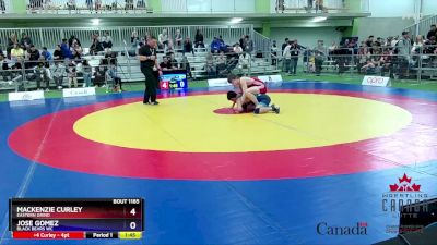 60kg Cons. Round 3 - Mackenzie Curley, Eastern Grind vs Jose Gomez, Black Bears WC