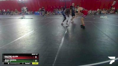 175 lbs Round 4 (16 Team) - Jean Ngoma, Xavier vs DauTre Allen, Cumberland