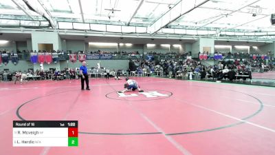 106 lbs Round Of 16 - Ryan Mcveigh, New Fairfield vs Landon Herdic, Norwich Free Academy