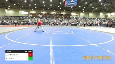 175 lbs Consi Of 32 #2 - Orinn Hubbard, Redmond High School vs Alexander Ortiz, The 300