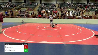 43 lbs Final - Barrett Lowe, South Forsyth WAR Wrestling Club vs Elijah Fulmer, Georgia