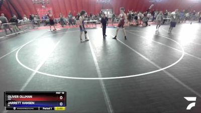 152 lbs Cons. Round 2 - Oliver Ollman, MN vs Jarrett Hansen, IA