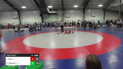 50 lbs Semifinal - Liam Gatt, Social Circle ES vs Carter Bagwell, Foundation Wrestling