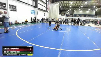 141 lbs Round 2 - Benjamin Spagnoli, Impact Wrestling Academy vs Caden Stevenson, Heavy Hitting Hammers