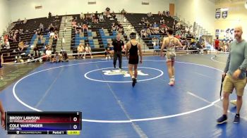 126 lbs Cons. Semi - Brody Lawson, No Worries Academy vs Cole Wartinger, Fort Mill