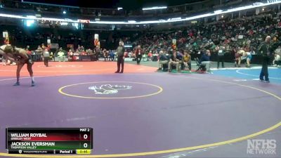 132-4A Cons. Round 1 - William Roybal, Greeley West vs Jackson Eversman, Thompson Valley