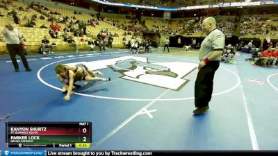 106 Class 3 lbs Cons. Round 2 - Kanyon Shurtz, Ft. Zumwalt South vs Parker Lock, Helias Catholic