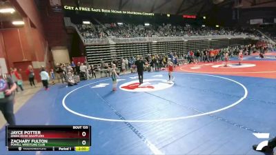 63 lbs Champ. Round 2 - Jayce Potter, Green River Grapplers vs Zachary Fulton, Powell Wrestling Club