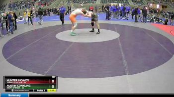 197 lbs Round 3 (4 Team) - Hunter Mcavoy, Yamhill-Carlton vs Austin Conkling, South Umpqua
