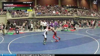 83 lbs Cons. Round 3 - Elijah Slife, Team Grand Valley Elite vs Easton Moat, Duchesne Eagles