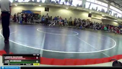 98 lbs Cons. Round 7 - Luke Brabender, Indiana vs Landon Baumann, Roncalli Wrestling Foundation