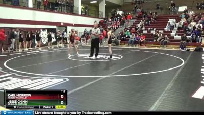 113 lbs Semifinal - Cael Morrow, Akron-Westfield vs Jesse Chinn, Kingsley-Pierson