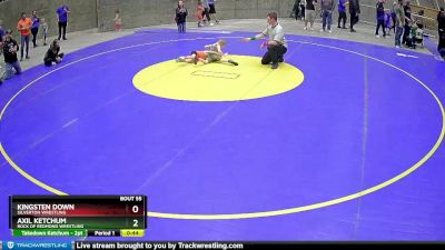 43 lbs Cons. Round 2 - Axil Ketchum, Rock Of Redmond Wrestling vs Kingsten Down, Silverton Wrestling