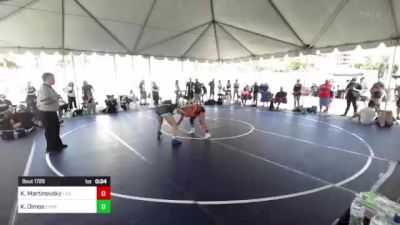 136 lbs Consi Of 8 #2 - Kayse Martinovsky, Live Oak WC SC vs Kyndra Olmos, Evergreen Valley WC