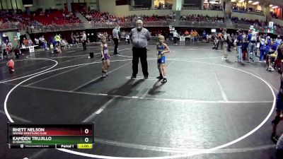 62 lbs Quarterfinal - Kamden Trujillo, GI Grapplers vs Rhett Nelson, Wahoo Wrestling Club