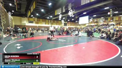 92 lbs Cons. Semi - Joseph Moreno, Oceanside Wresling Club vs Abel Vasquez, Poway Elite