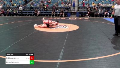 197 lbs Round Of 32 - Carl Hansen, Montana-Northern vs Hunter McCarty, Wayland Baptist