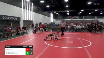 70 lbs Quarterfinals (8 Team) - John Cox, Team Missouri (MO) vs Crue HATCHELL, Elite Ath Club DZ (IN)