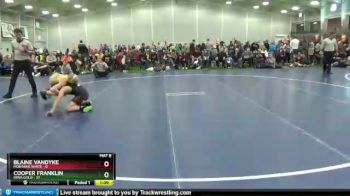 110 lbs Round 3 (6 Team) - Cooper Franklin, Iowa Gold vs Blaine Vandyke, Montana White