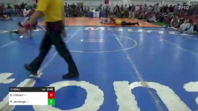 S-85 lbs Consi Of 8 #1 - Brennan Fillhart, PA vs Parker Jennings, PA