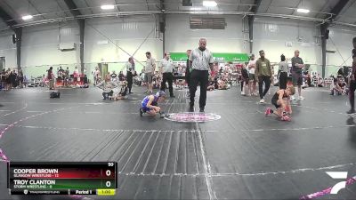 50 lbs Placement (4 Team) - Troy Clanton, Storm Wrestling vs Cooper Brown, Glasgow Wrestling