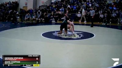 132 lbs Cons. Round 1 - Gavin Chapman, West Branch vs Jackson Stephens, Padua Franciscan