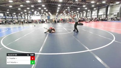 120 lbs Round Of 128 - Zane Trostle, PA vs Hunter Forshee-Kurtz, AK