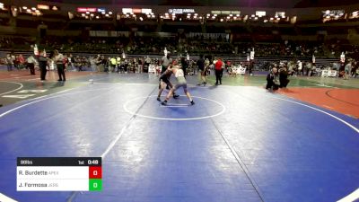 98 lbs Consi Of 4 - Ray Burdette, Apex vs Joseph Formosa, Jersey 74