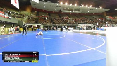 71 lbs Champ. Round 1 - Justus Davidson, Legion Wrestling Club vs Robert Morales, Red Star Wrestling Academy