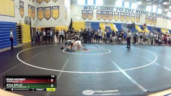 126 lbs Finals (8 Team) - Ryan Mooney, Jensen Beach vs Kyle Gallo, Zephyrhills Christian