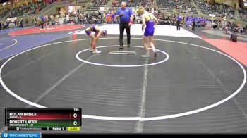 134 lbs Round 3 (4 Team) - Robert Lacey, Crook County vs Nolan Briels, Baker