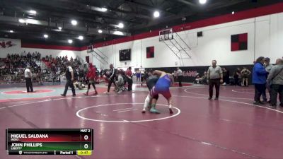 285 lbs Cons. Round 1 - Miguel Saldana, Indio vs John Phillips, Liberty