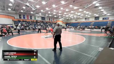 285 lbs Cons. Round 4 - Luke Cortez, Olivet College vs Daniel Skold, Augustana College