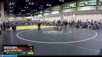 165 lbs Round 2 (10 Team) - Salexa Lontoc-Ortiz, SOWA vs Jocelyn Ambriz, Nebraska Tidal Wave