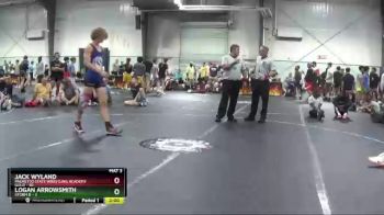 160 lbs Round 3 (3 Team) - Jack Wyland, Palmetto State Wrestling Academy Gold vs Logan Arrowsmith, Storm B