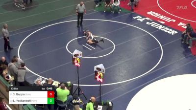 103 lbs Consi Of 32 #2 - Dylan Gappa, Quakertown vs Lincoln Yackanech, Penn Manor