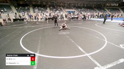 61 lbs Quarterfinal - Derek Brix, Keystone Wrestling Club vs Grayson Claunch, Terminator Wrestling Academy