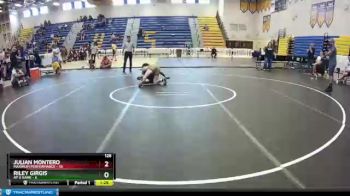 126 lbs Finals (2 Team) - Julian Montero, Maximum Performance vs Riley Girgis, AP X Kame