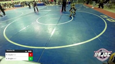 46 lbs Round Of 16 - Nixon Coyle, Piedmont vs Kipp Bright, Smith Wrestling Academy