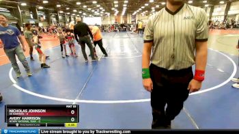 48 lbs Rd# 7- 10:45am Saturday Final Pool - Avery Harrison, NCWAY National Team vs Nicholas Johnson, VA Hammers