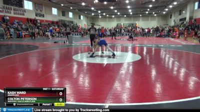 95 lbs 5th Place Match - Colton Peterson, Wayzata Youth Wrestling vs Kash Ward, Grapplers