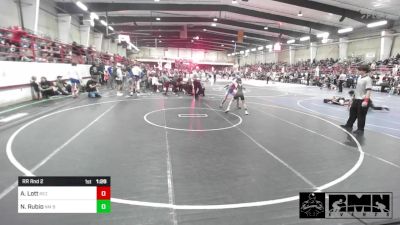 78 lbs Rr Rnd 2 - Arianna Lott, Rez Wrestling Club vs Nicholas Rubio, NM Beast