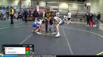 102 lbs Round 7 (8 Team) - Carter DiBenedetto, Team Gotcha vs MARIO OURETA, Elite Athletic Club