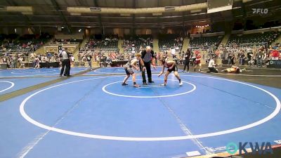 90 lbs 7th Place - Miles Allen, Barnsdall Youth Wrestling vs Jaxson Russell, Salina Wrestling Club