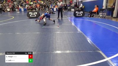 68 lbs Round Of 32 - Carter Haigh, Wadsworth vs Jonah Leib, Buffalo Valley W.C.