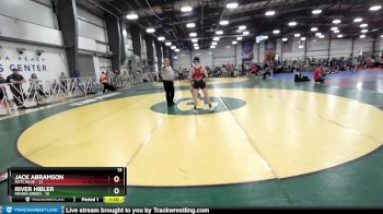 100 lbs Rd# 4- 2:00pm Friday Final Pool - River Hibler, Minion Green vs Jack Abramson, M2TC Blue