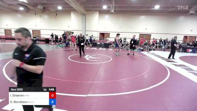 80 kg Cons 8 #2 - Isaac Sheeren, Spring Klein Wrestling Club vs Gavin Blondeaux, Gold Rush Wrestling