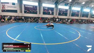 86-92 lbs Semifinal - Mason Aikin, Maverick Elite Wrestling Club vs Jesus Ramos, El Paso Enforcers Wrestling Club