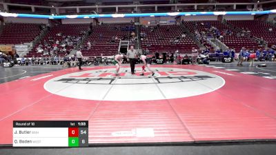 215 lbs Round Of 16 - Jordan Butler, Bishop McCort vs Quade Boden, West Perry