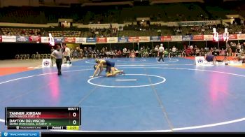 125 lbs Finals (2 Team) - Dayton DelViscio, United States Naval Academy vs Tanner Jordan, South Dakota State